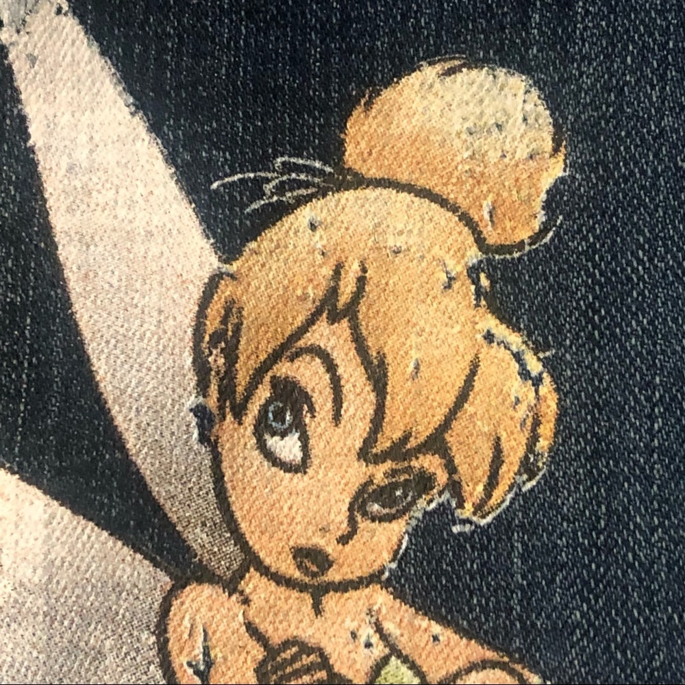 Disney Tinkerbell Pixie Dust Denim Skirt - Size 6 - Picture 7 of 16